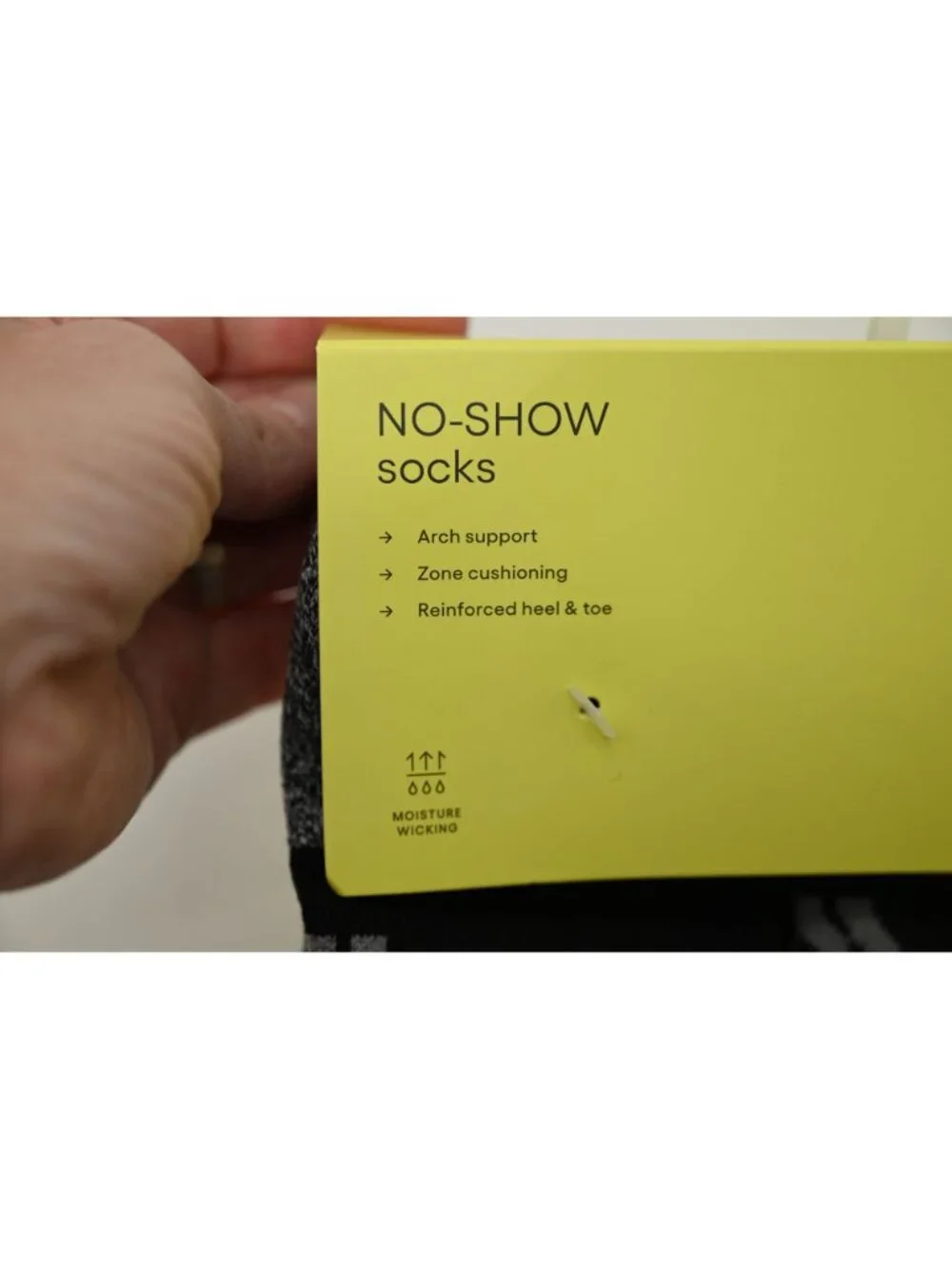 NWT All In Motion Lot of 2 6 Pair No Show Athletic Socks Kids Sz 3-7 L Black